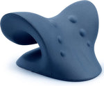 RESTCLOUD Neck and Shoulder Relaxer, Cervical Traction Device for TMJ Pain Relief, Dark Blue