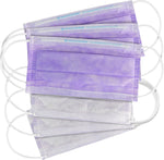 HALYARD FLUIDSHIELD 1 Disposable Procedure Mask with SO SOFT Lining and SO SOFT Earloops, Lavender, 25868 (Box of 50)