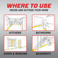 Ortho Home Defense Max Indoor Insect Barrier with Extended Reach Comfort Wand, Kills Ants, Roaches, Spiders, Fleas and Ticks, 1 gal.