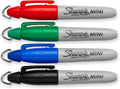Sharpie Mini Permanent Markers, Fine Point, Assorted Colors, 4 Count