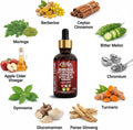 Clean Nutra Berberine with Ceylon Cinnamon Supplement Liquid Drops + Bitter Melon Extract, Glucomannan, Gymnema, Chromium, Turmeric, Organic Panax Ginseng, Moringa