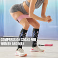 WITHYOU 3 Pairs Compression Socks 15-20 mmHg for Women and Men
