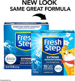Fresh Step Extreme Clumping Litter With Febreze Freshness, Mountain Spring Scent Clumping Cat Litter With Guaranteed Odor Control, 14 lb. Box