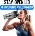 Velomix 28oz Protein Shaker Bottles - 2 Pack, Leak-Proof