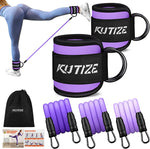 KUTIZE Adjustable Ankle Resistance Bands for Full-Body Workouts
