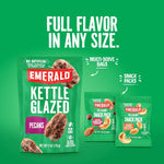 Emerald Nuts Mixed Nuts Variety Pack 18ct (1-Pack) , 100-Calorie Individual Packs , Features Dry Roasted Almonds, Natural Almonds & Walnuts, and Roasted & Salted Cashews