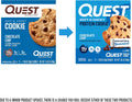 Quest Nutrition Chocolate Chip Protein Cookie, 15g Protein, 1g Sugar, 2g Net Carbs, Keto Friendly, High Protein, Low Carb; 12 Count