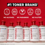 THAYERS Alcohol-Free Rose Petal Witch Hazel Facial Toner for Glowing Skin, Soothing, Hydrating, Refreshing Toner for All Skin Types, 12oz (Packaging May Vary)