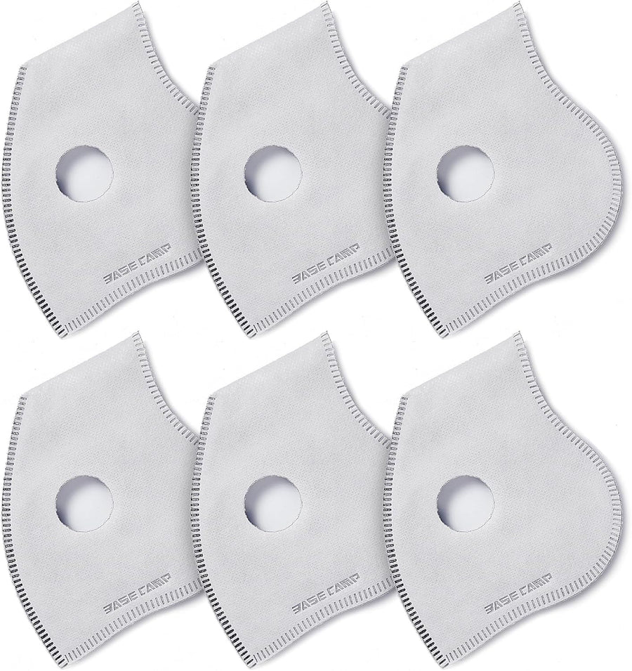 BASE CAMP Activated Carbon Replacement Filters for M PRO, M Plus, M Cross, N Plus Masks