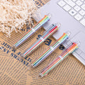 Favide 22 Pack 0.5mm 6-in-1 Multicolor Ballpoint Pen,6-Color Retractable Ballpoint Pens for Office School Supplies Students Children Gift,Kids Party Favors
