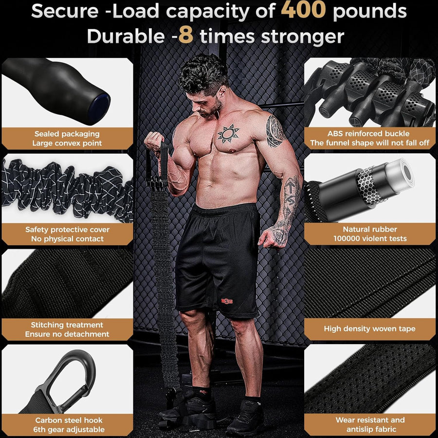 Innstar Heavy Duty Resistance Band for Pull Up Assist with Adjustable Resistance
