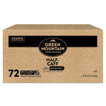 Green Mountain Coffee Roasters Half Caff Keurig Single-Serve K-Cup pods, Medium Roast Coffee, 72 Count