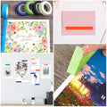 Guirnd 12PCS Colored Masking Tape, Kids Art Supplies, DIY Craft Tape, Colored Tape Rolls, Colored Painters Tape, 1.7cm x 12m (2/3In x 13Yards)