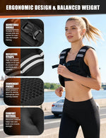 Henkelion Weighted Vest for Men, Women & Kids - Adjustable Weight Vest for Running, Training, Jogging, Walking