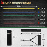 Veick Resistance Bands for Home Workout with Handles