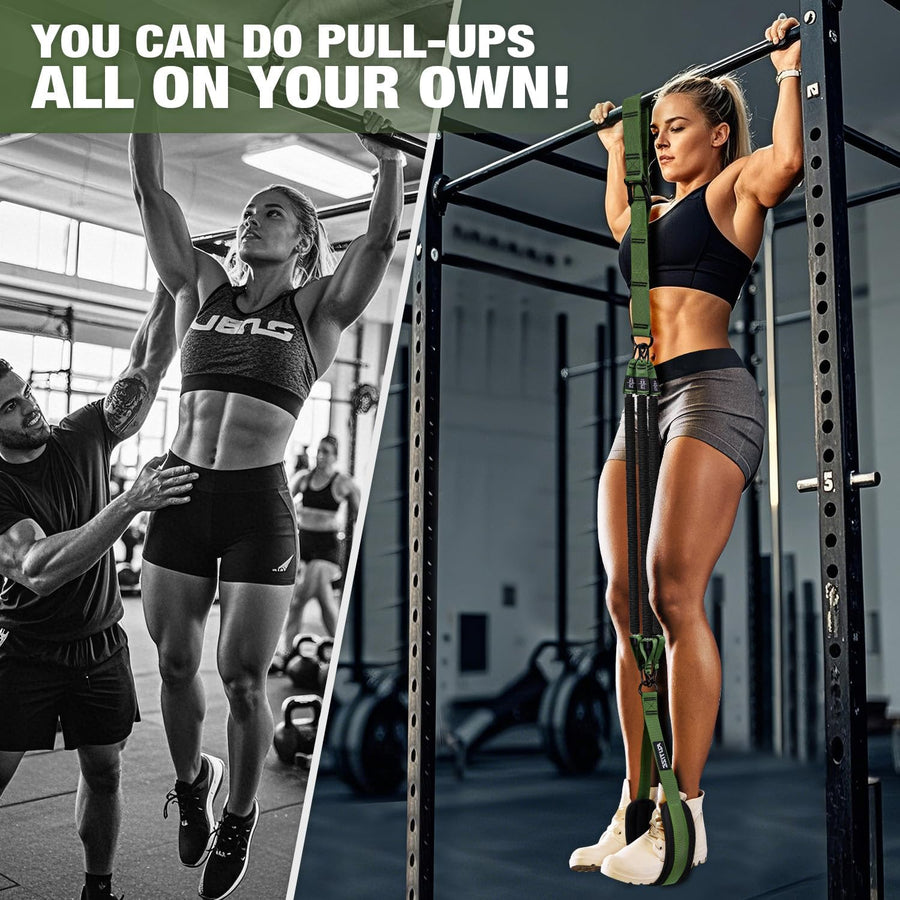 KUTIZE Pull Up Assistance Bands for Enhanced Strength Training and Muscle Building