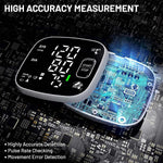 Oklar Rechargeable Wrist Digital Blood Pressure Monitor with LED Display