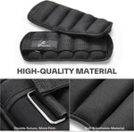 Sportneer Adjustable Ankle Weights Set - 2-10 lbs Removable Neoprene Leg Weights