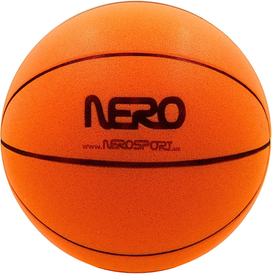 NERO SPORT Ninja Silent Basketball- Soft Foam Indoor Hoop Play | Soundless Ball for Quiet Dribbling and Indoor Training