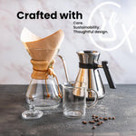 Chemex Natural Coffee Filters, Square, 100ct - Exclusive Packaging