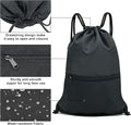 HOLYLUCK Drawstring Backpack Bag Sport Gym Sackpack