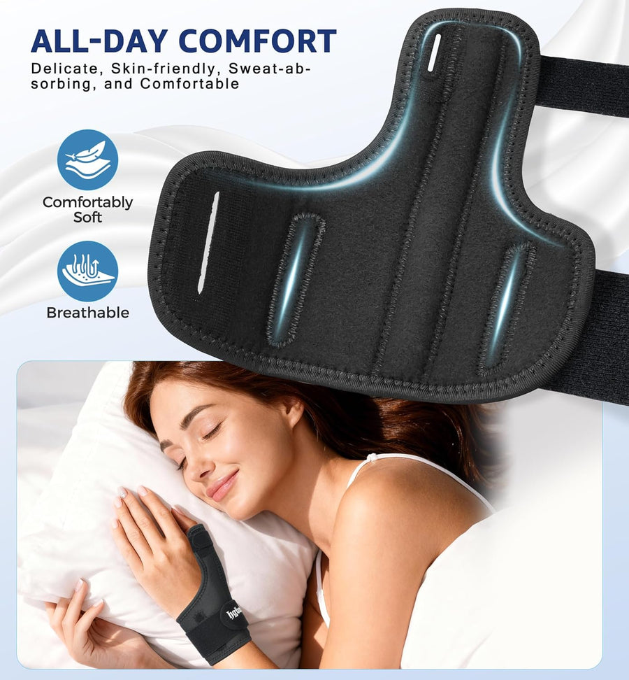 Thumb Spica Splint for Left or Right Hand, Adjustable Thumb Wrist Brace for Arthritis Relief