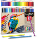 KALOUR 72 Count Colored Pencils for Adult Coloring Books, Soft Core,Ideal for Drawing Blending Shading,Color Pencils Set Gift for Adults Kids Beginners