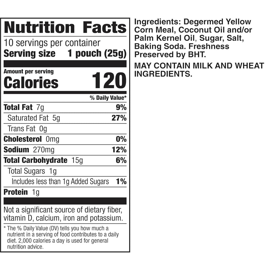 Bugles Original Crispy Corn Snacks, Snack Bags Multipack, 10 Ct, 8.75 oz