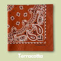 The Peacock Crew Premium Soft Cotton Bandanas Pack for Men and Women Paisley 22 x 22 inches