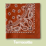 The Peacock Crew Premium Soft Cotton Bandanas Pack for Men and Women Paisley 22 x 22 inches