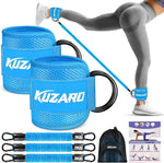 KUZARO Ankle Resistance Bands - Leg & Glutes Workout Equipment, Booty Trainer