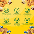belVita Energy Snack Bites Variety Pack, Banana Dark Chocolate & Sunflower Seed, Blueberry & Sunflower Seed, 15 Snack Packs