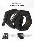 DMoose Fitness Barbell Clips 2 Inch - Quick Release Collars for Weightlifting