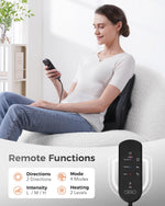 Boriwat Back Massager with Heat for Neck, Shoulder, Leg Pain Relief