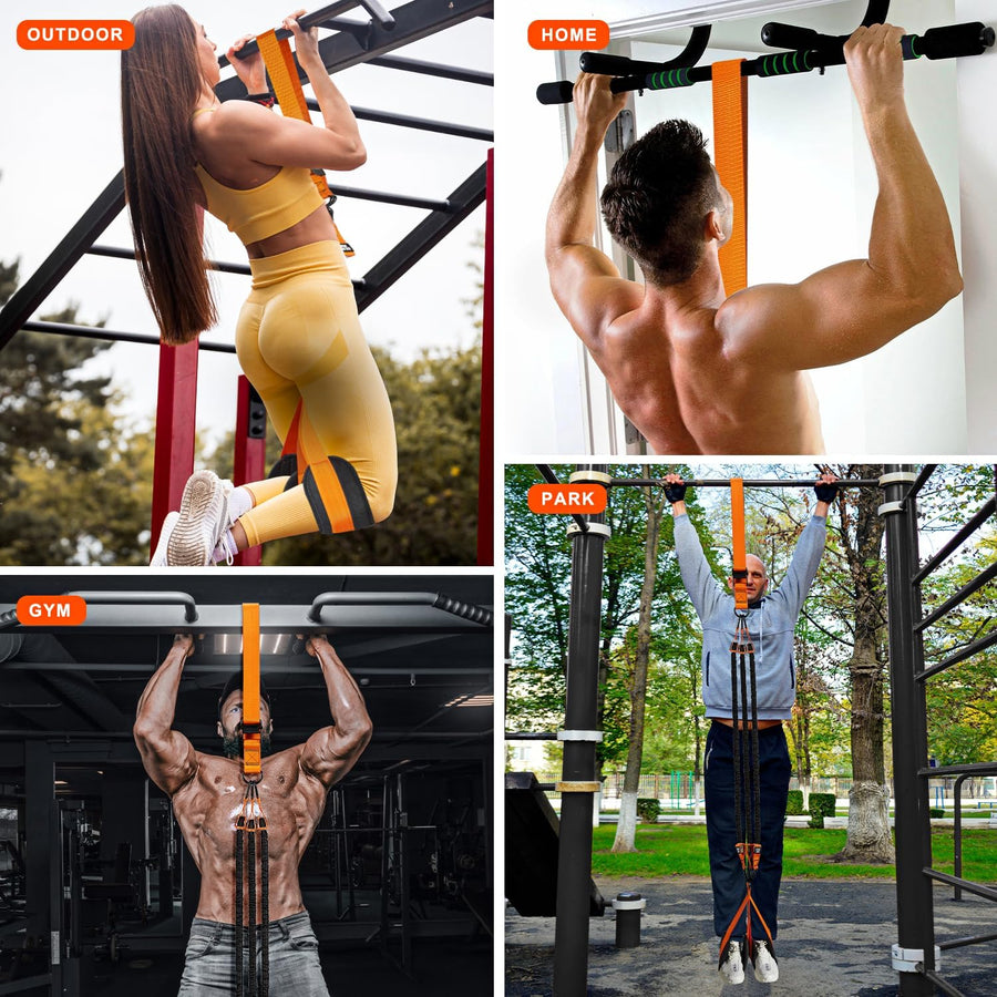 HPYGN Two Feet Pull Up Assistance Bands, Heavy Duty Resistance Bands