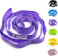 Stretching Strap Yoga Strap with Loops, Stretch Straps for Physical Therapy, Non-Elastic Exercise Strap for Pilates, Dance and Gymnastics with Workout Guide