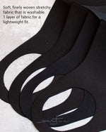 Virtue Code Second Skin Cloth Face Mask Pack. 4 Buttery Soft Masks Washable Fabric