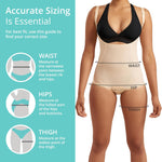 MARENA SFBHA Recovery Panty-Length Post-surgical Compression Girdle High-Back Adjustable