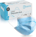 Hygenix FDA Cleared ASTM Level 3 Procedure Face Masks, Made in USA, 3-Ply Ear Loop, 50 Pack