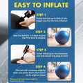 ProBody Pilates Exercise Ball - 45cm, 55cm, 65cm, 75cm, 85cm