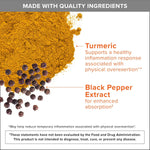 Qunol Turmeric Curcumin 2250mg, Black Pepper Extract, Supports Joint Health, 90 Capsules