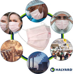 HALYARD Pink Level 1 Procedure Mask with Earloops, 57578