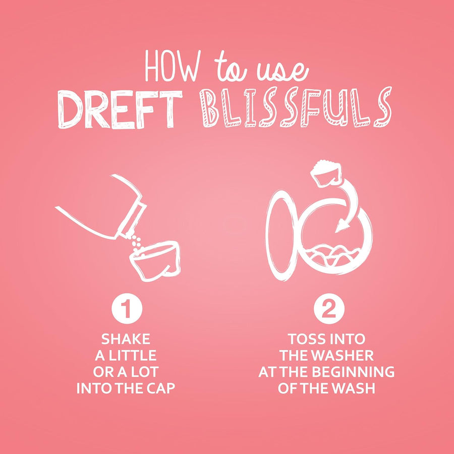 Dreft Blissfuls In-Wash Laundry Scent Booster Beads, Baby Fresh Scent, 24 oz, Baby Laundry, Laundry Scent Boosters, Scent Booster Beads