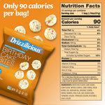 Drizzilicious Mini Rice Cakes Variety Pack - Rice Crisps, Healthy Snack for Adults and Kids, Flavored Rice Cakes, Vegan, Gluten Free, Allergen Free, Only 90 Calories Per Bag - 0.74 oz (Pack of 12)