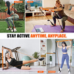 KUTIZE Pilates Bar Kit with Resistance Bands for Full-Body Workouts
