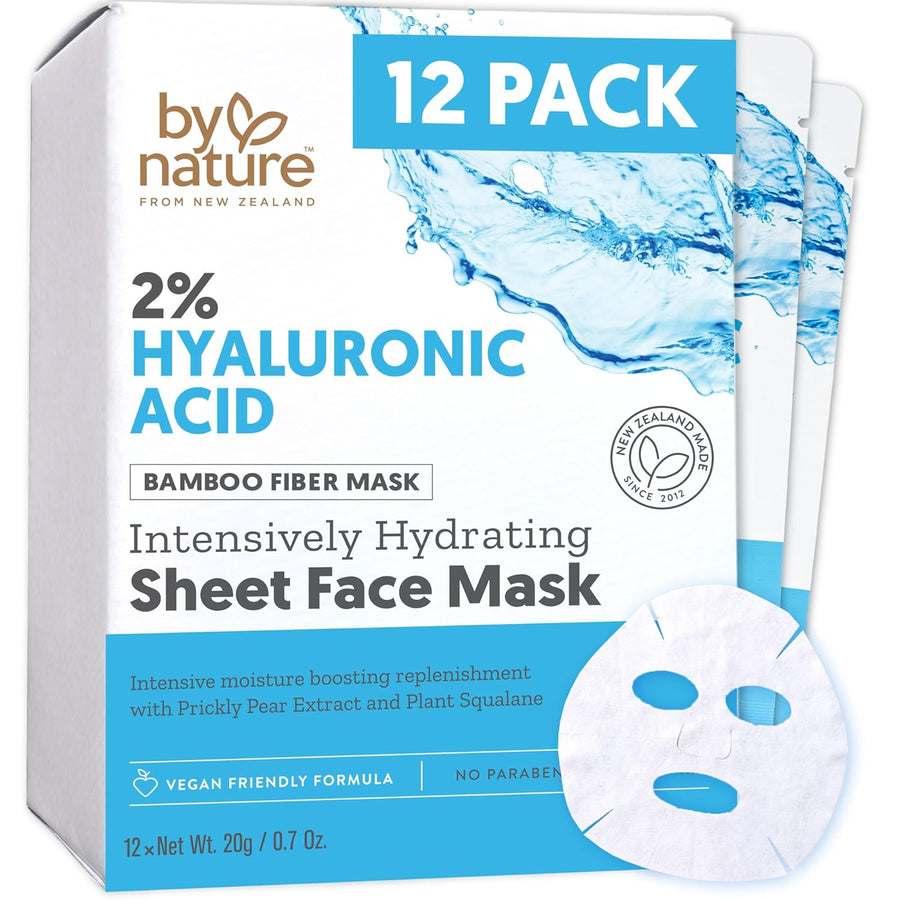 By Nature 2% Hyaluronic Acid Sheet Face Mask for Dry Skin