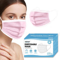 NNPCBT 100PCS 3 Ply Black Disposable Face Mask Filter Protection
