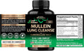 Mullein Lung Detox Supplement with Mullein Leaf 10:1 Extract and 15-in-1 Lung Support