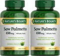 Nature's Bounty Saw Palmetto Support for Prostate and Urinary Health, Herbal Health Supplement, 450mg, 250 Capsules