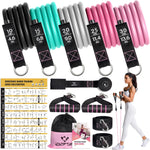 Resistance Bands with Handles for Women - 5 Levels, Yoga, Pilates, Therapy